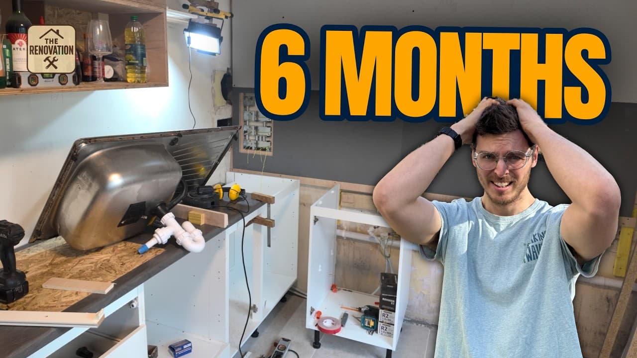 I Went Six Months Without a Kitchen - So I Found One for Free and Put It In